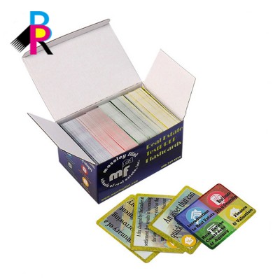 Professional Custom Design Cardboard Box with Flash Cards Set Full Color Print Round Corner Alphabet Teaching Education Cards